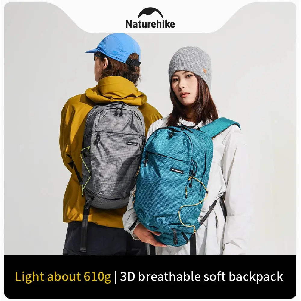 Naturehike Ultra-light Outdoor Hiking Backpack, 20 Liters Waterproof and Breathable, Suitable for Outdoor Camping Trips.