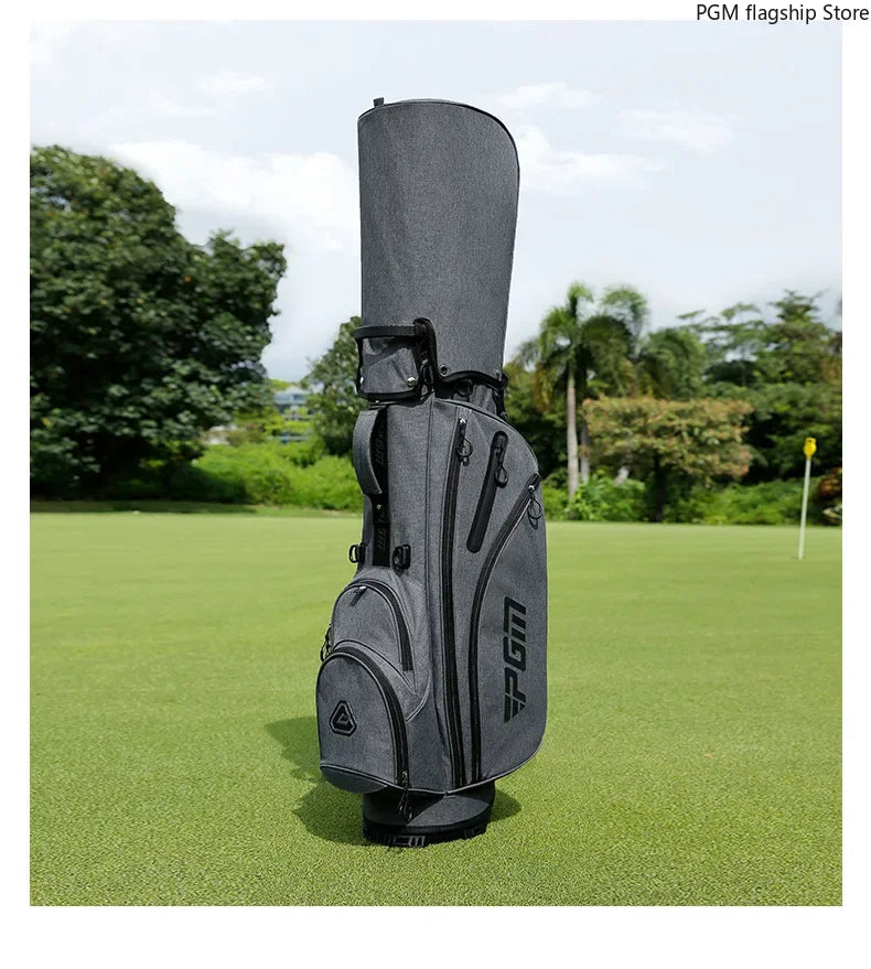 PGM Men's Golf Stand Bag, Stable Waterproof Stand Bag, Ultra-light Portable Golf Bag QB092