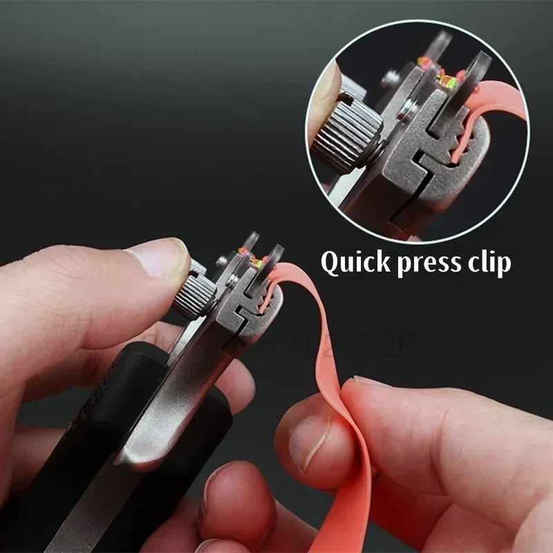 Stainless Steel Outdoor Slingshot Large Strong Rubber Band Shooting Catapult Hunting Tire Tactical Game Toy Bow