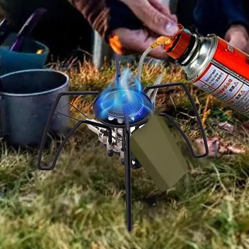ST-310 Spider Folding Card Stove 2900W High-power Outdoor Portable Stainless Steel Stove For Camping Picnic BBQ Gas Stove