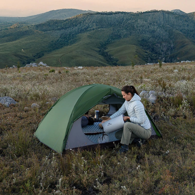 Naturehike Cloud River Pro Outdoor Camping Tent Ultralight 2 Person 20D Silicone Fabric Double-layer Waterproof Hiking Tents