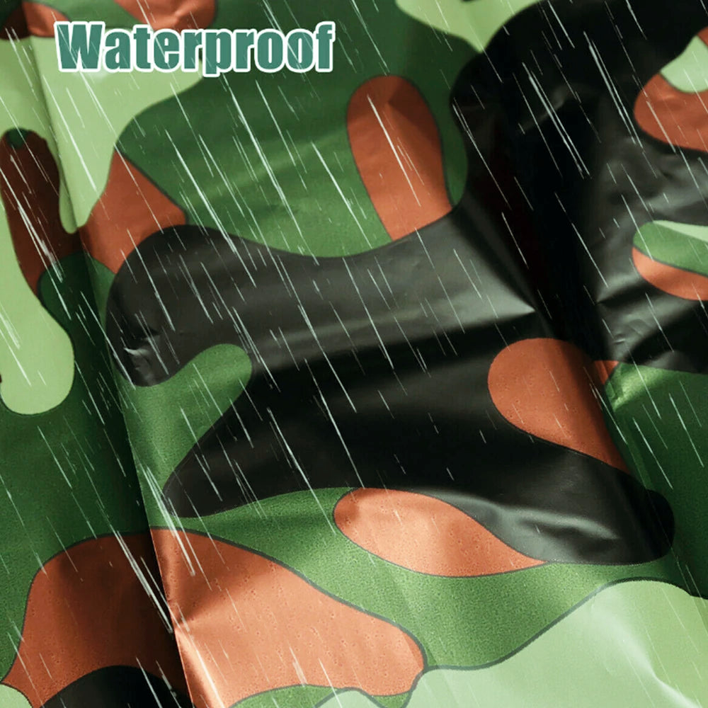 PE Emergency Sleeping Bag Camouflage Waterproof Survival Sleeping Bag 120x200cm 2 Person Outdoor Camping Bed with Storage Bag