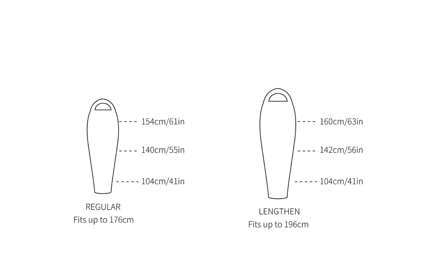 AEGISMAX D Series Down Sleeping Bag with Baffle Design, Ultralight Portable for Outdoor Camping, Hiking, Backpacking, Tourist