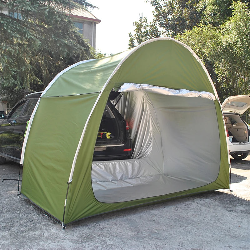 Camping Rear Hatch Tent, Tailgate Tents for back of Car, SUV Rear Tents 2-3 Person, Vehicle Tent Waterproof 4 Seasons fishing