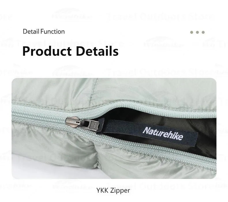 Naturehike Goose Down sleeping bags camping Ultralight Winter Gear Supplies Travel Waterproof folding Comfortable Tourism bag