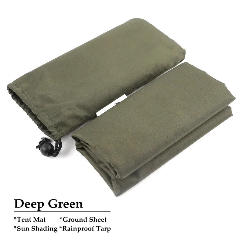 4Colors Outdoor Picnic Waterproof Camping Tent Mat Moisture-proof Pad Sun Shade Net Oxford Mat Beach Ground Sheet Rainproof Tarp