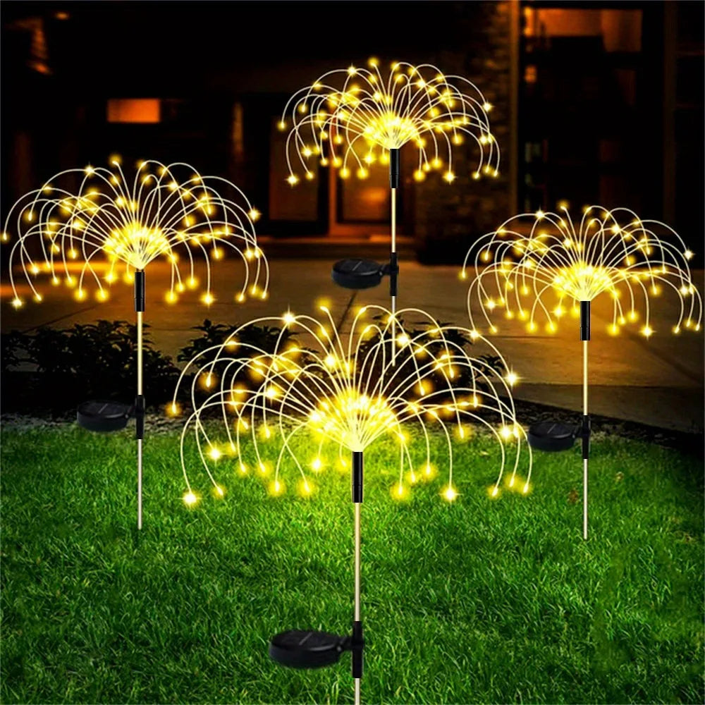 Super Solar LED Light Outdoor Waterproof Solar Light 8 Lighting Modes DIY Fairy Light Holiday Decorative garden Lights Lamp