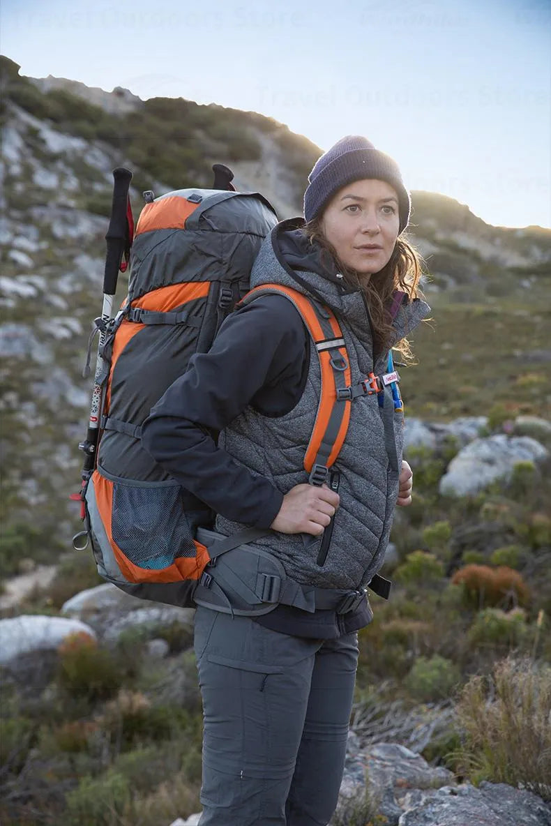 Naturehike 70L+5L Hiking Backpack Waterproof Outdoor Mountaineering Bag Knapsack Softback Big Capacity Rucksack With Rain Cover