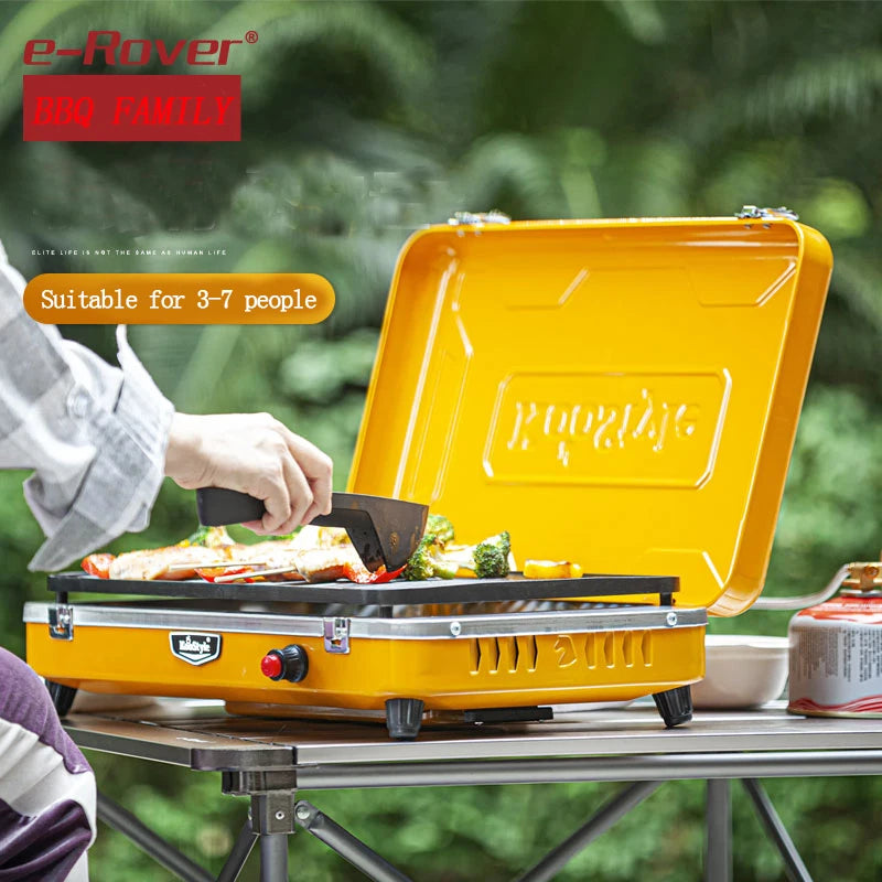 Home Outdoor Barbecue Grill Outdoor Portable Barbecue Stove Smokeless Small Barbecue Grill Gas Stove Small Barbecue Stove BBQ