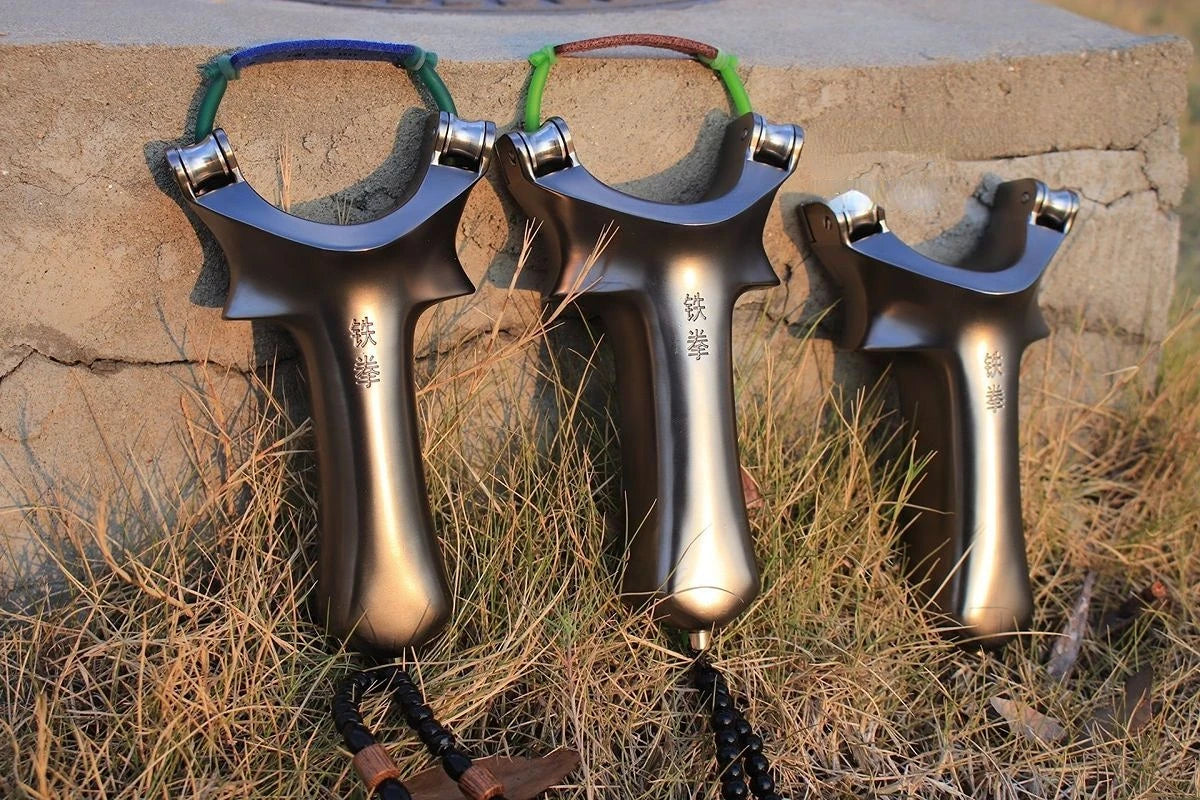 New Powerful Pulley Slingshot Outdoor Precise Fish Shooting Slingshot 7075 Aviation Aluminum Catapult Special For Fishing Darts