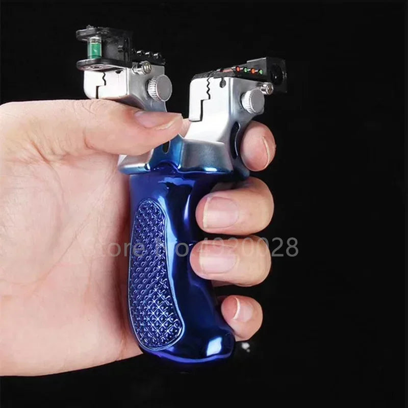 Laser Shooting Slingsshot High Precision Sling Outdoor Hunting Slingshot for Hunting High Precision Catapult Tirachinas Caza