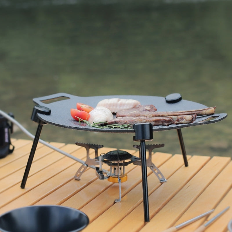 Portable Detachable Vertical Tripod Grill Barbecue Grill Bracket Barbecue Grill Tripod Stand Tripod Grill Hanger Outdoor Grills