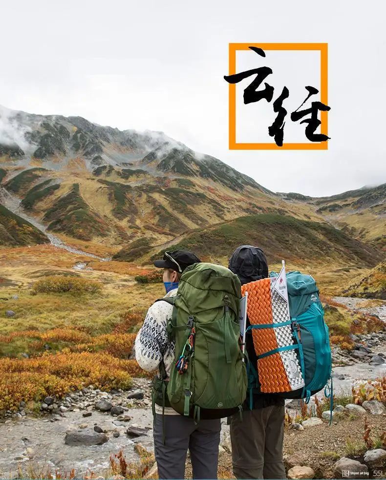 Naturehike Backpack Waterproof  Rucksack 45L 55L 65L Big Knapsack Backpacking Camping Climbing Hiking Travel Bag With Rain Cover