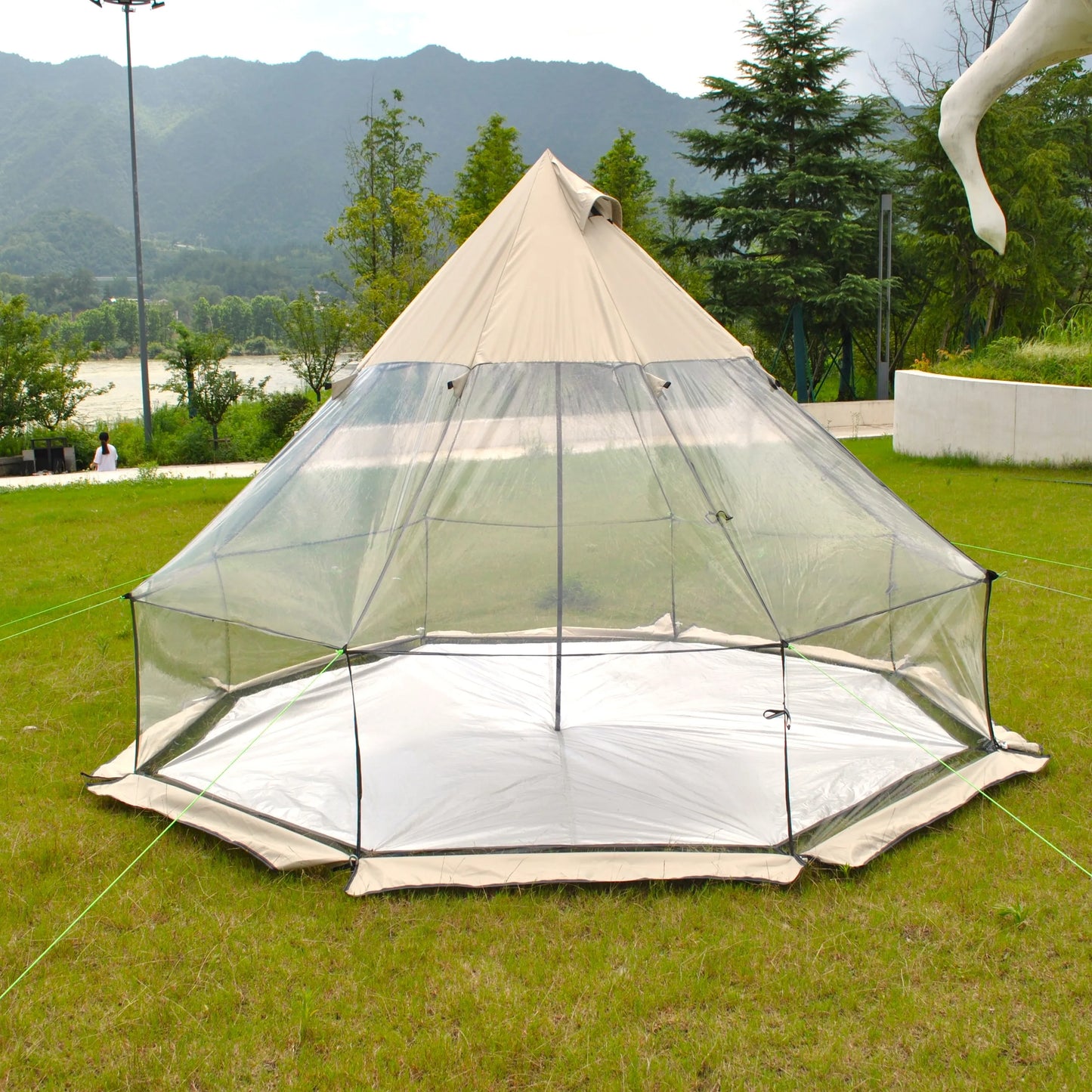 Regatta Mongolian Bell Tent - W/StoveJack, Waterproof, 4 Season Luxury Camping and Glamping Yurt Tent Outdoor