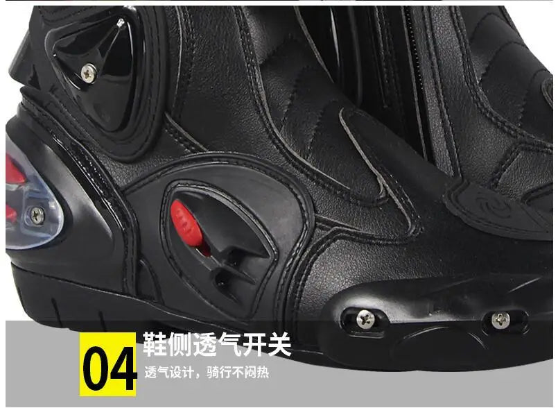 Motorcycle Boots Cycling Shoes Four Seasons Racing Anti-drop Cycling Boots Locomotive Shoes Knight Racing  Motorcycle Shoes