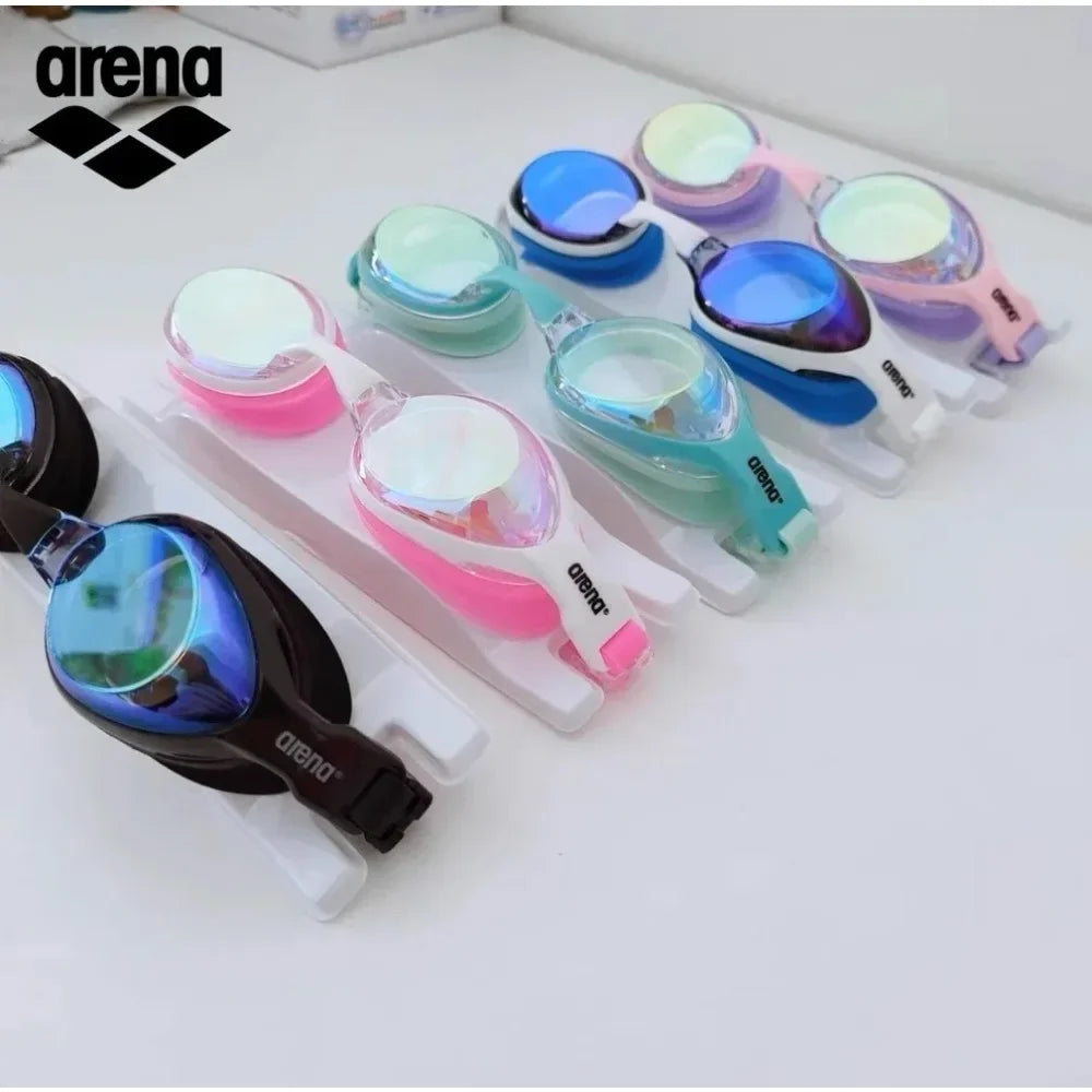 ARENA Professional Anti-Fog HD Swimming Women Adjustable Silicone Swim EYEWEAR Goggles Leak Proof Protection Glasses Men