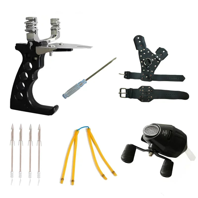 Big Power High-precision Fishing Slingshot With Laser Outdoor Hunting Catapult Outdoors Fishing Compound Bow Fishing Tools