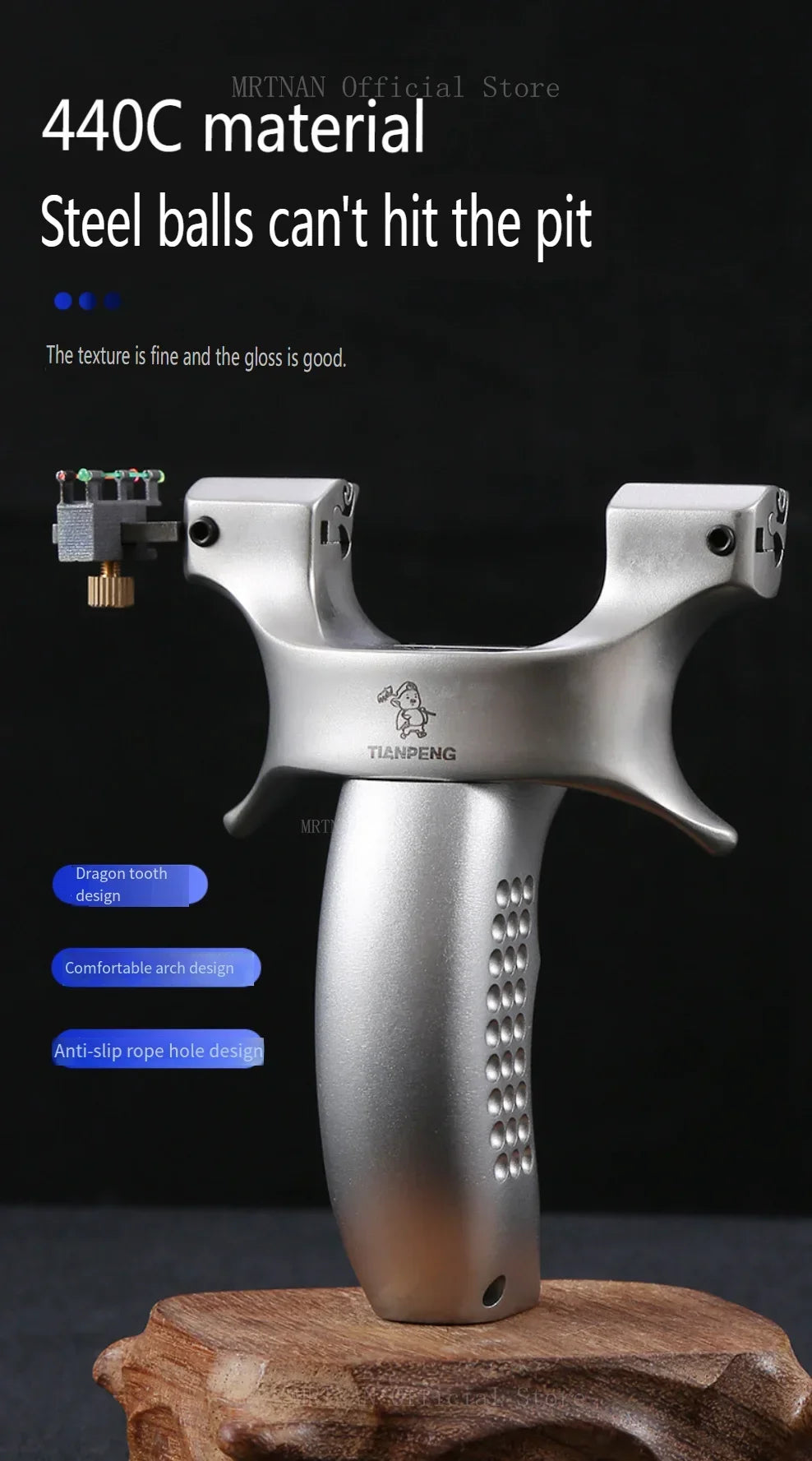 Powerful Metal Slingshot Precise Aiming Catapult Outdoor Hunting Shooting Slingshot Rubber Band Outdoor tool