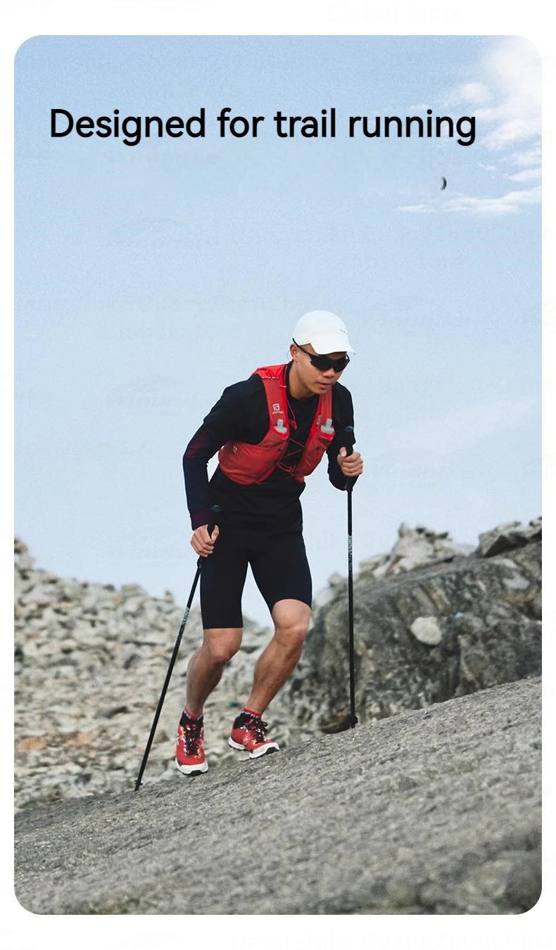 Naturehike 3K Carbon Fiber Collapsible Telescopic Sticks Trekking Pole Folding Portable Walking Stick Staff for Hiking Climbing