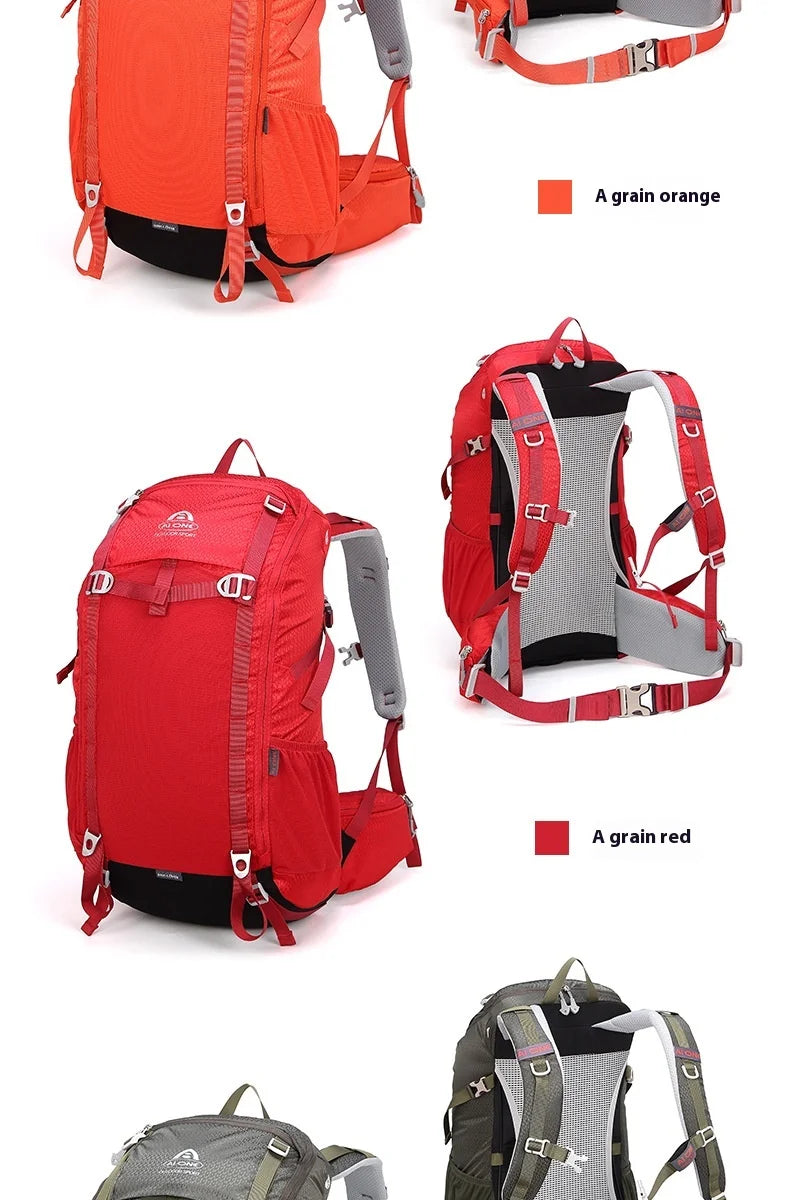 Aione 40L Outdoor Hiking Backpack for Men Sports Climbing Bag Camping Mountaineering Bag Travel Trekking Motorcycle Rucksack