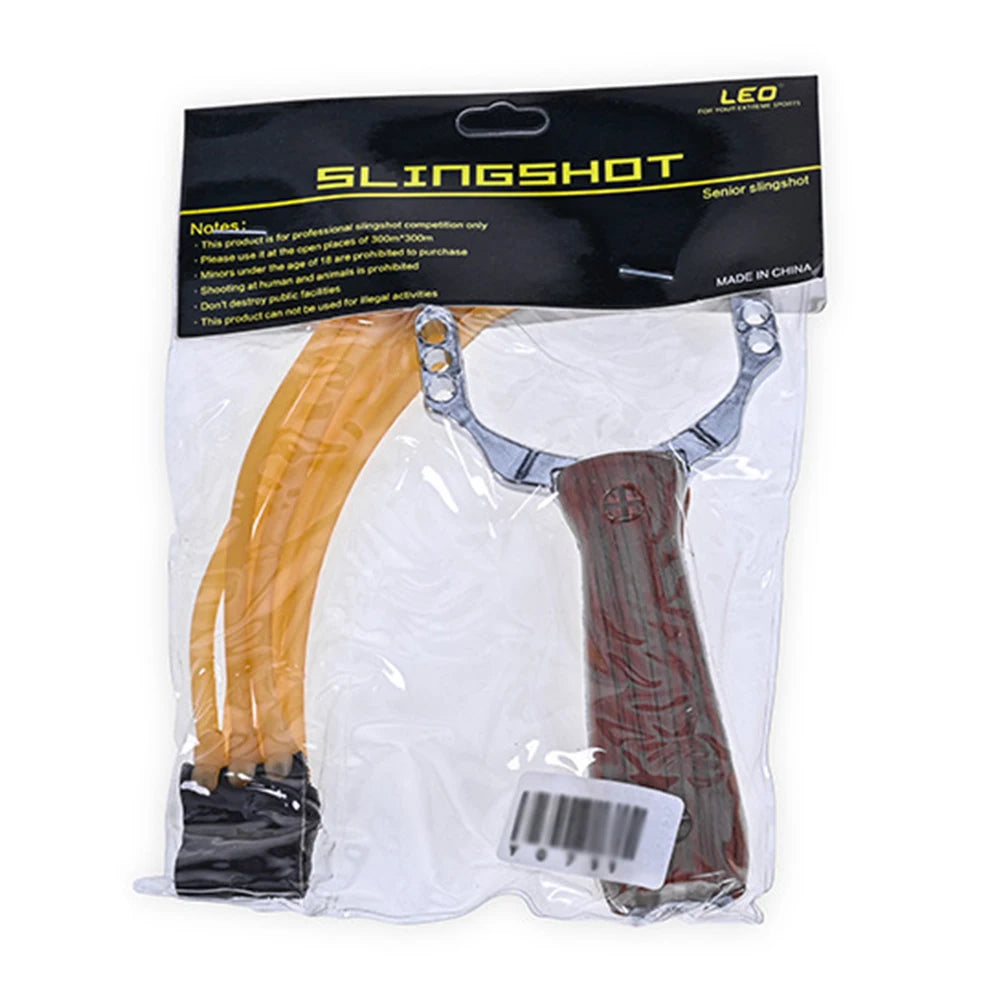 5-1PCS Camouflage Metal Powerful Slingshot Professional Rubber Elastic Band Catapult  Tape Outdoor Shooting Hunting Accessories