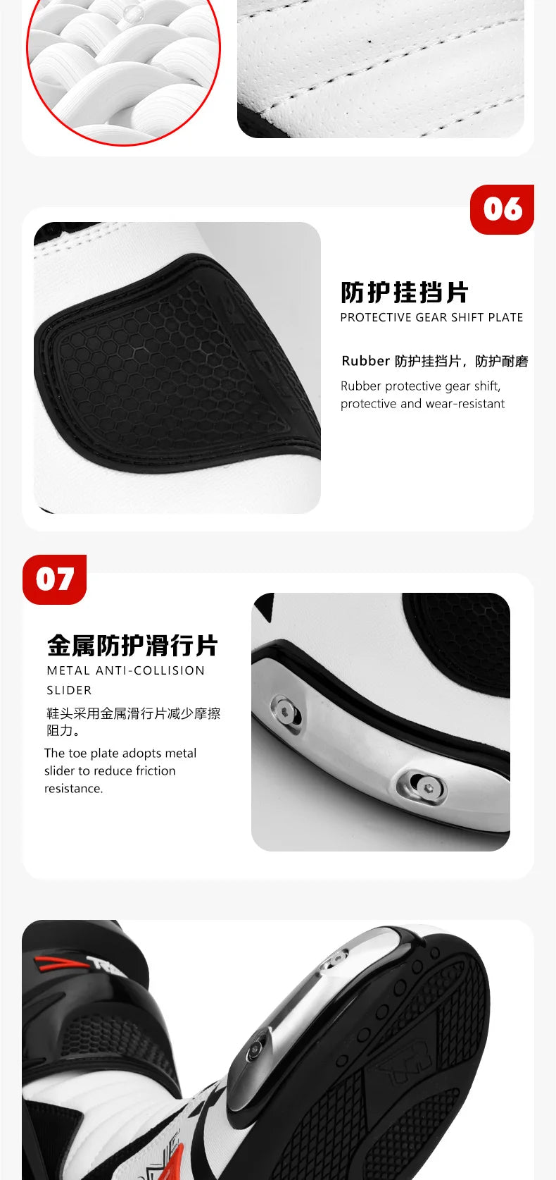 TR Tiger motorbike riding shoes men's cycling boots four seasons waterproof motorbike fall protection motorcycle rider racing sh