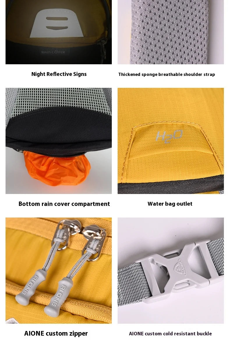 Aione Lightweight Hiking Backpack 25L Hiking Daypack Lightweight Cycling Backpack, Breathable Day Pack Backpacking for Women Men