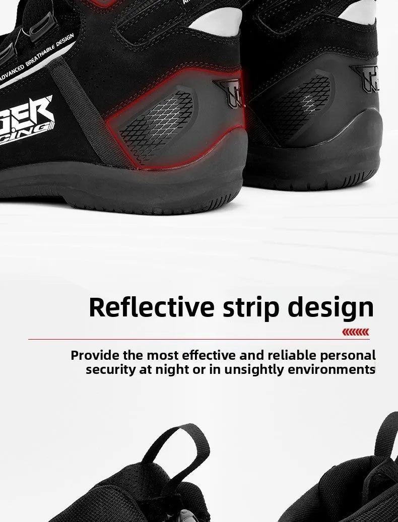 Motorcycle Shoes for Men, MTB Cycling Shoes, Winter Hiking High-Cut Boots, Tenis Masculino, Road Bicycle Sneaker，Casual Shoes