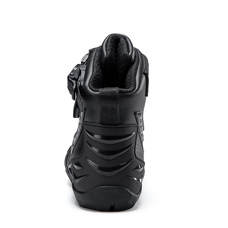 Waterproof Motorcycle Boots Man Wear-Resistant Motocross Boot Breathable Women Motorcycle Anti-Slip Motorcycle Shoes Anti-Fall