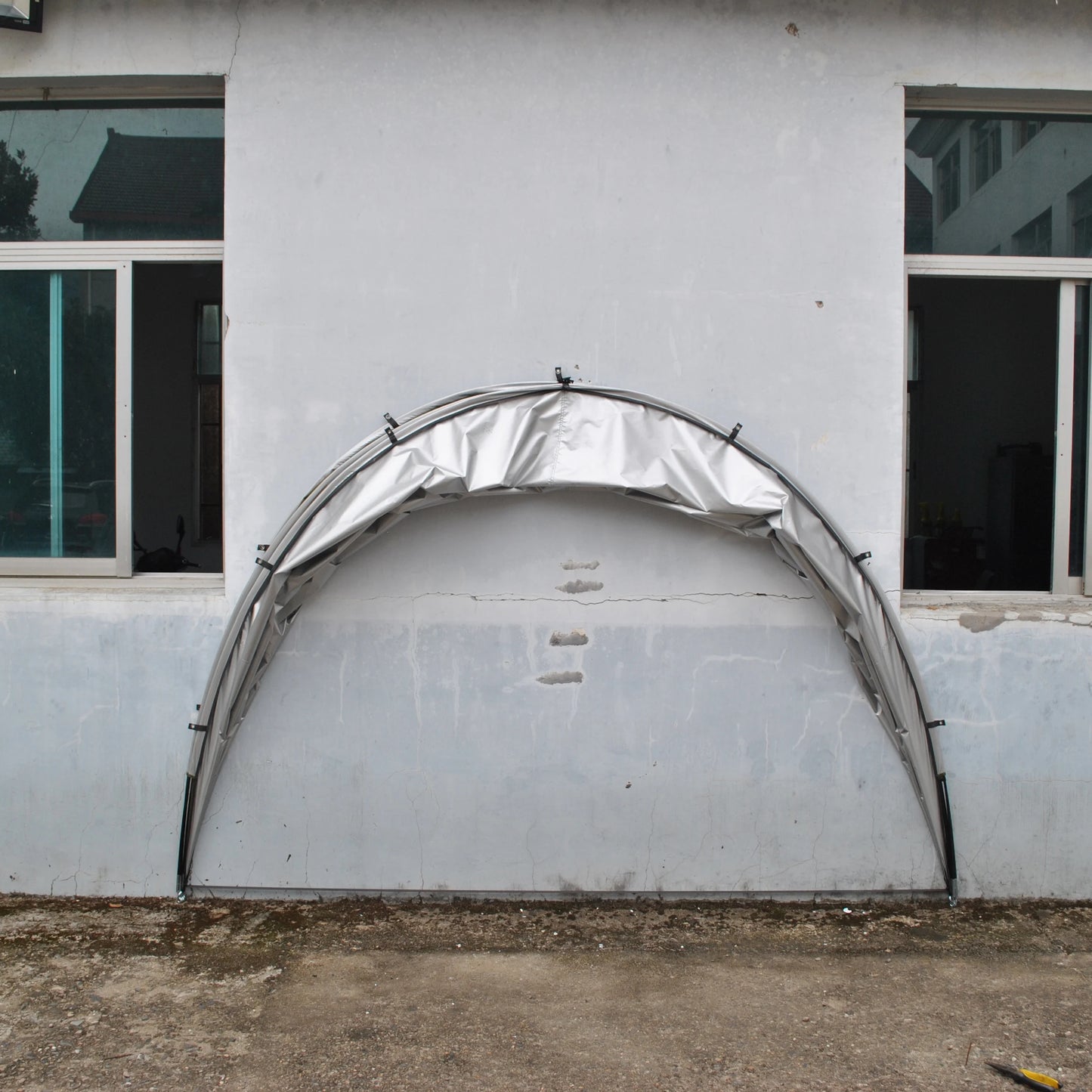 CZX-507 Hanging Motorbike Bike Tent Cover Shed Strong Frame Storage Garage Weatherproof Motorcycle Moped Mobility Scooter tent