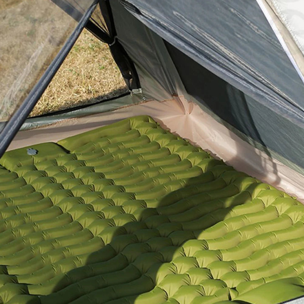 Camping Trip Inflatable Pad Waterproof Camping Pad Storage Bag Included Wear-resistant Material Body Mapping Technology