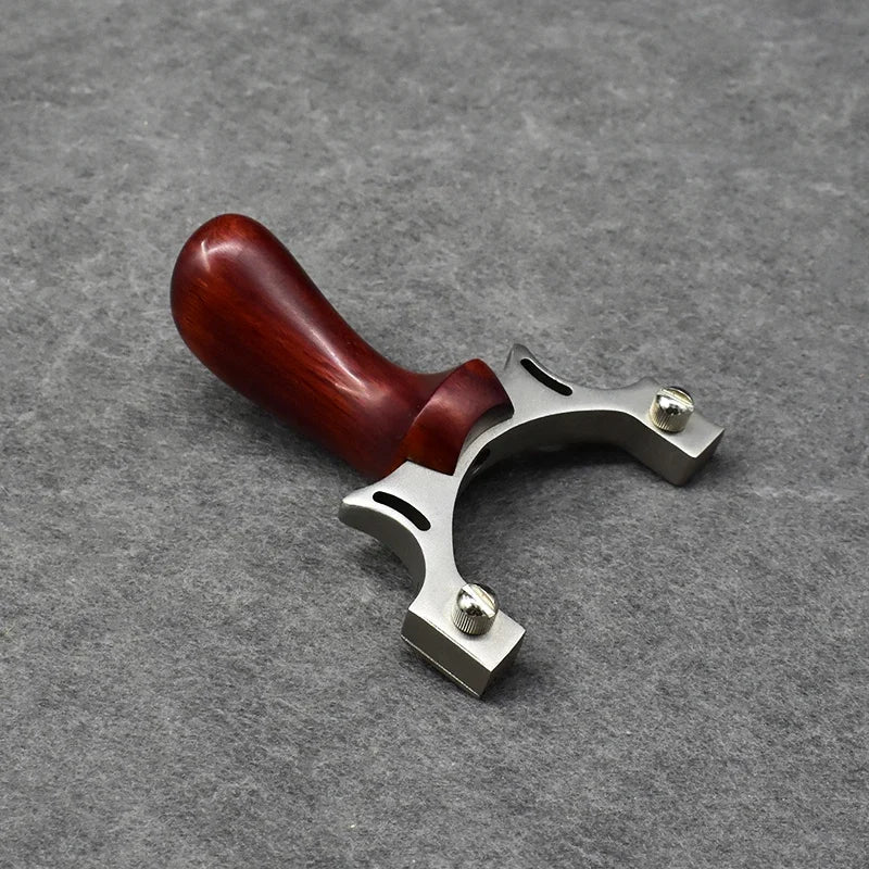 Stainless Steel Solid Wood TTF Professional Slingshot Portable Outdoor Hunting Shooting Tool High Quality Slingshot