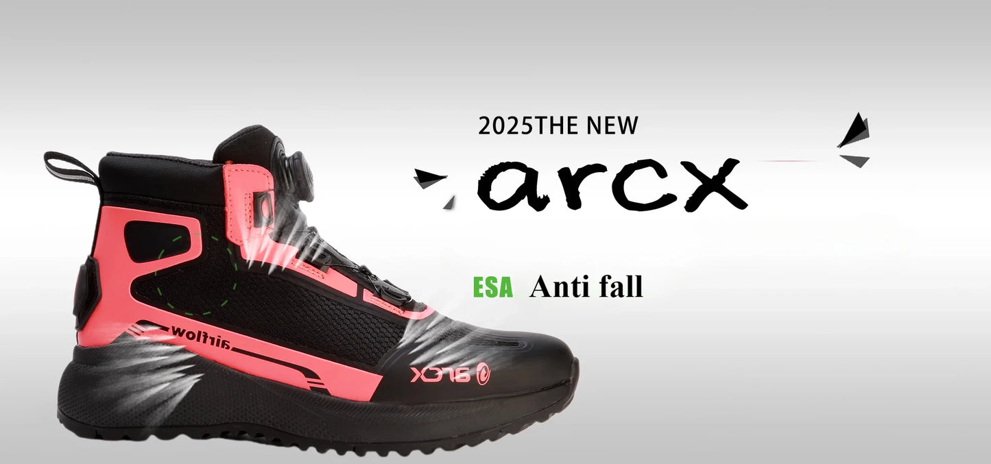 2025 New ARCX Motorcycle Riding Shoes Moto Road Botas Anti Fall Breathable Summer Moto Cycling Equipment Moto  Accessories