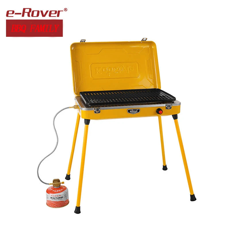 Home Outdoor Barbecue Grill Outdoor Portable Barbecue Stove Smokeless Small Barbecue Grill Gas Stove Small Barbecue Stove BBQ