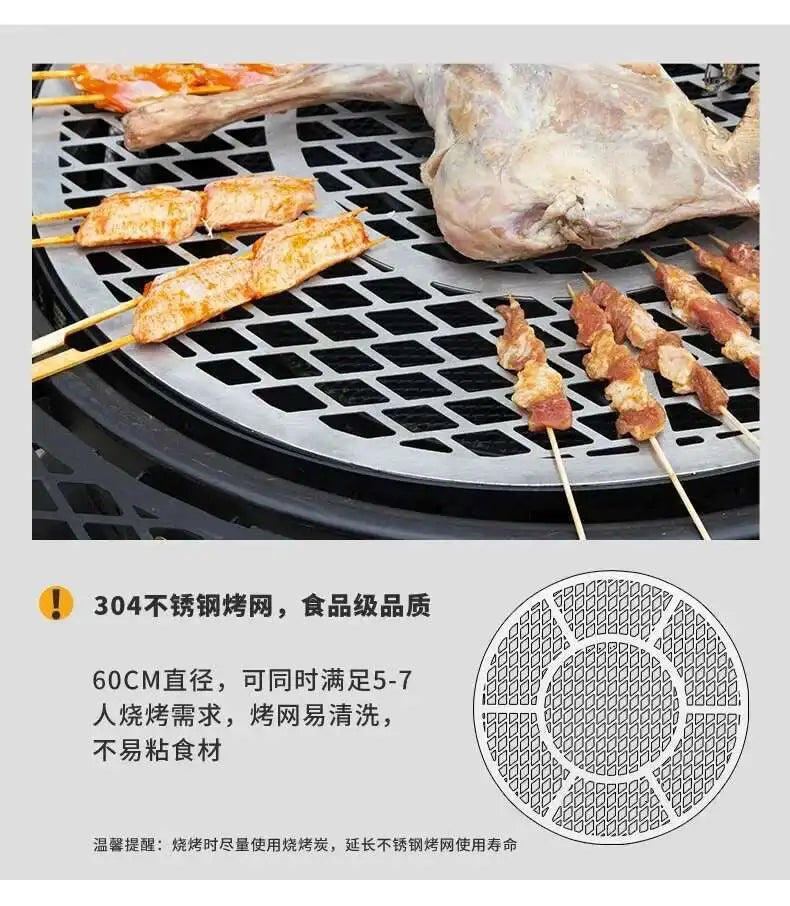 CX010AJ Modern High Quality Barbecue grill, household wood heater, patio, villa campfire, fireplace table, charcoal brazier