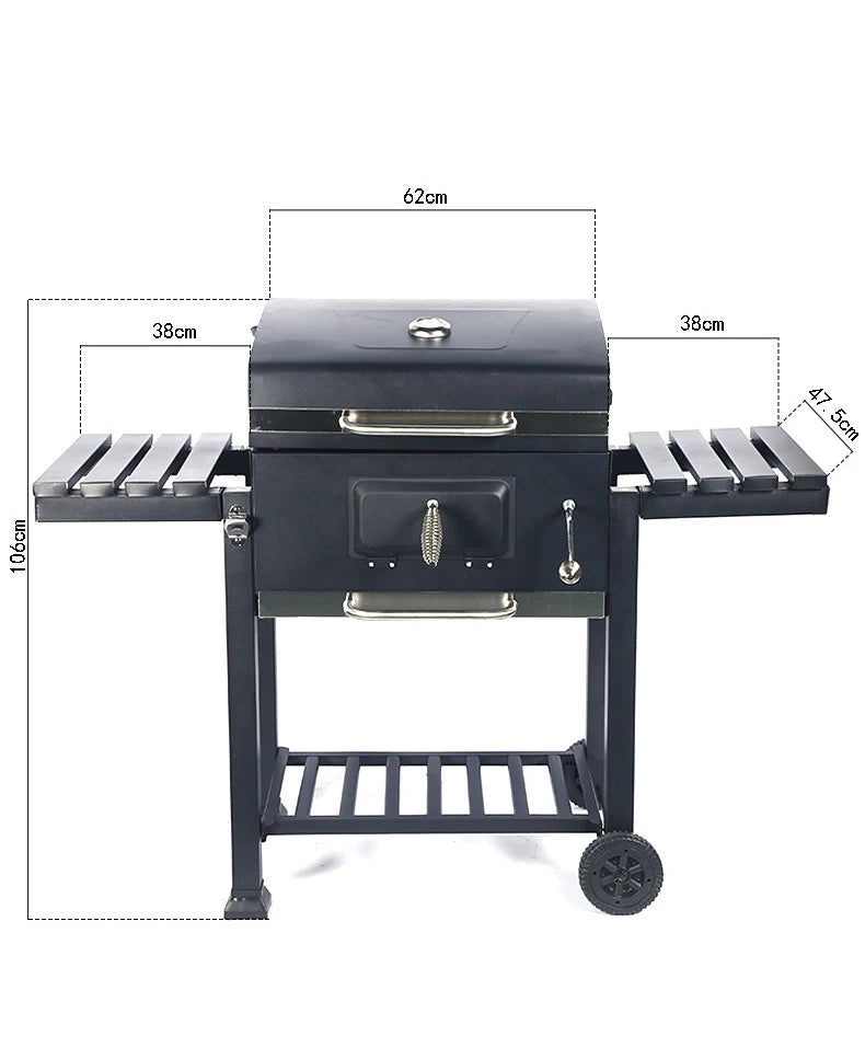 Large Barbecue Grill For More Than 8 People Bbq Charcoal Grill Double Side Plate