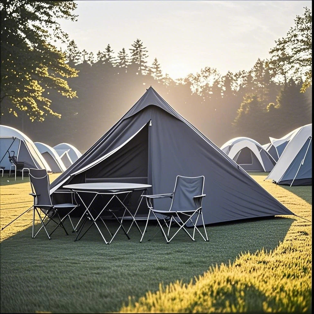 1-Person Ultralight Trekking Pole Tent - Pyramid Design, Waterproof PU4000, 2-Layer Mesh for Backpacking/Hiking, Without Pole