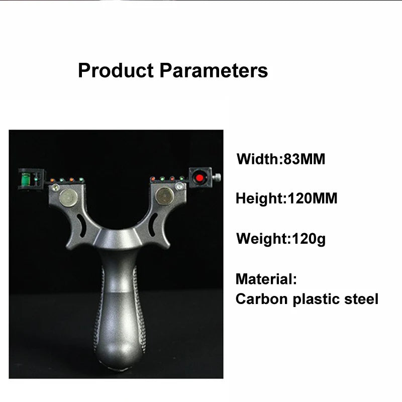 Laser Assisted Aiming rubber bands shooting catapult  slingshot Outdoor hunting sling shot Toy fast pressure shooting acessories