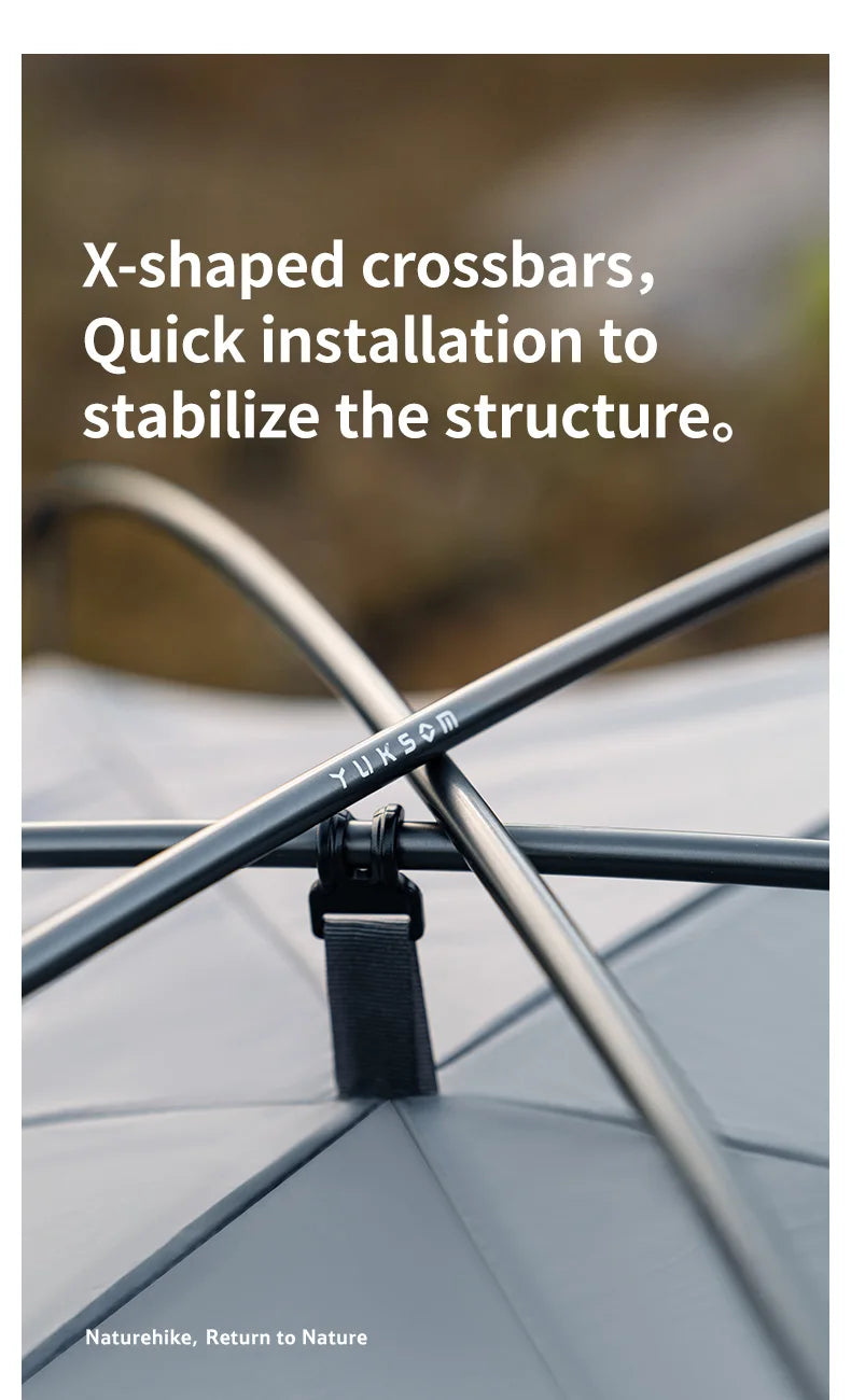 Naturehike Cloud River Pro Outdoor Camping Tent Ultralight 2 Person 20D Silicone Fabric Double-layer Waterproof Hiking Tents