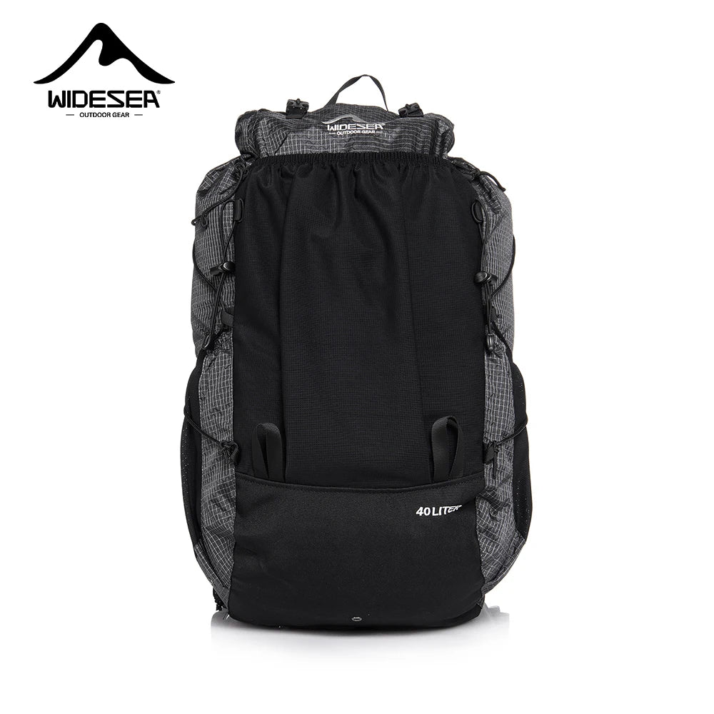 Widesea Camping Backpack 40L Hiking Bag Sports Men's Backpacks Ultralight Waterproof Trekking Travel Essentials Camping Supplies