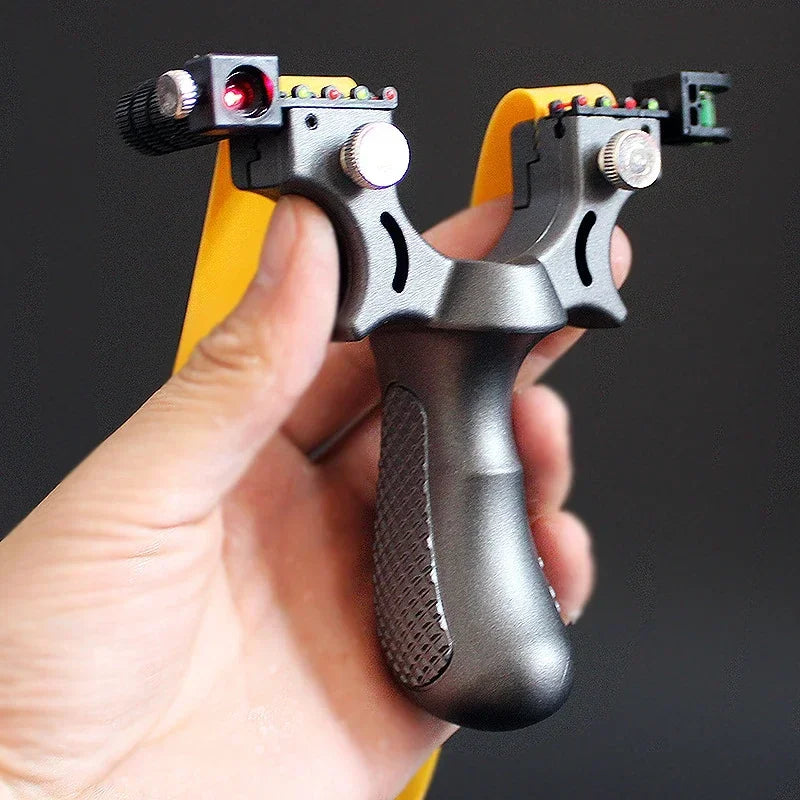 Hunting laser slingshot Outdoor high precision shooting slingsshot powerful spring sling shot catapult hunting acessories