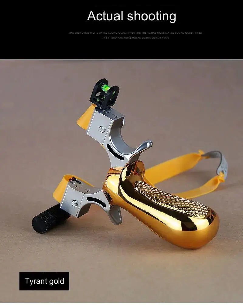 Powerful Slingshot with Laser Spirit Level Fast Press Bow Catapult Precision Infrared Outdoor Sports Hunting Shooting Sling Shot