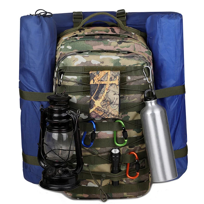 Tactical Camouflage Backpack Molle Hunting Backpacks Waterproof Camping Hiking Hunting Trekking Climbing Outdoor Bags Rucksack