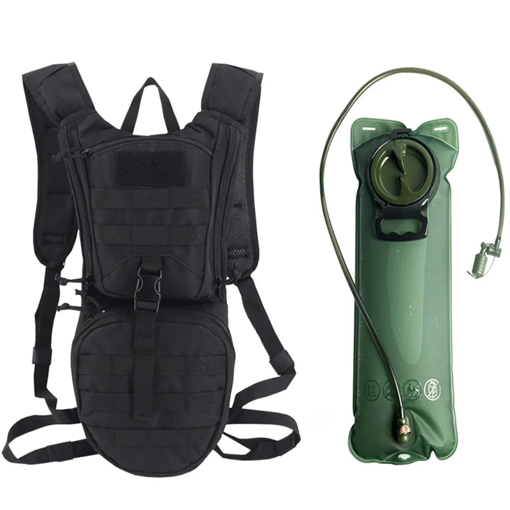 Outdoor Hydration Backpack Tactical Assault Outdoor Hiking Hunting Climbing Riding Bag Cycling Backpack Water Bag