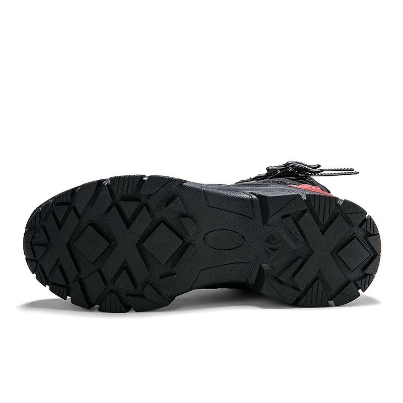 Motorcycle Boots Men's Mid-Calf Motocross Races Protective Boots Outdoor Breathable Non Slip Motos Sports Shoes Botas Moto Hombr