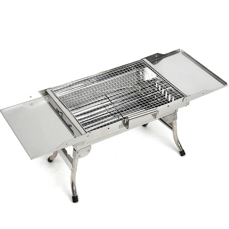 Steel Portable Folding Home Garden Barbecue Grill Folding BBQ Stove