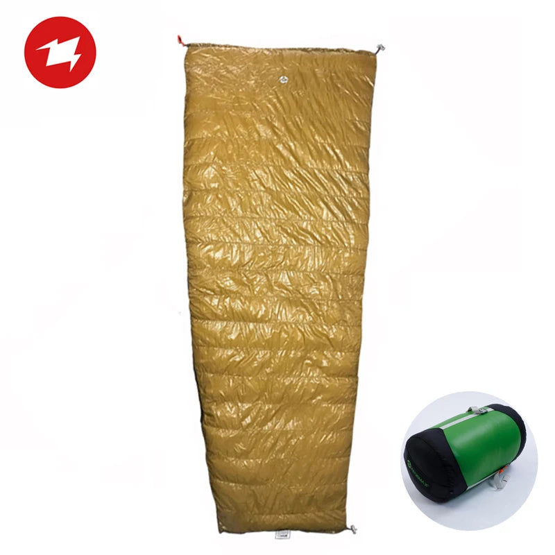 AEGISMAX LIGHT Envelope Adult Outdoor Camping Spliceable Down Sleeping Bag Duvet 800FP Goose Down