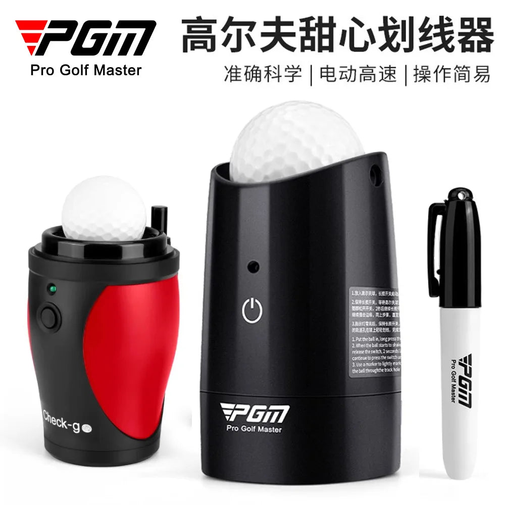PGM Golf Electric Scriber Golf Ball Liner Alignment Tool Golf Ball Liner Ball Spot Marker Tool Line Painter Accessories