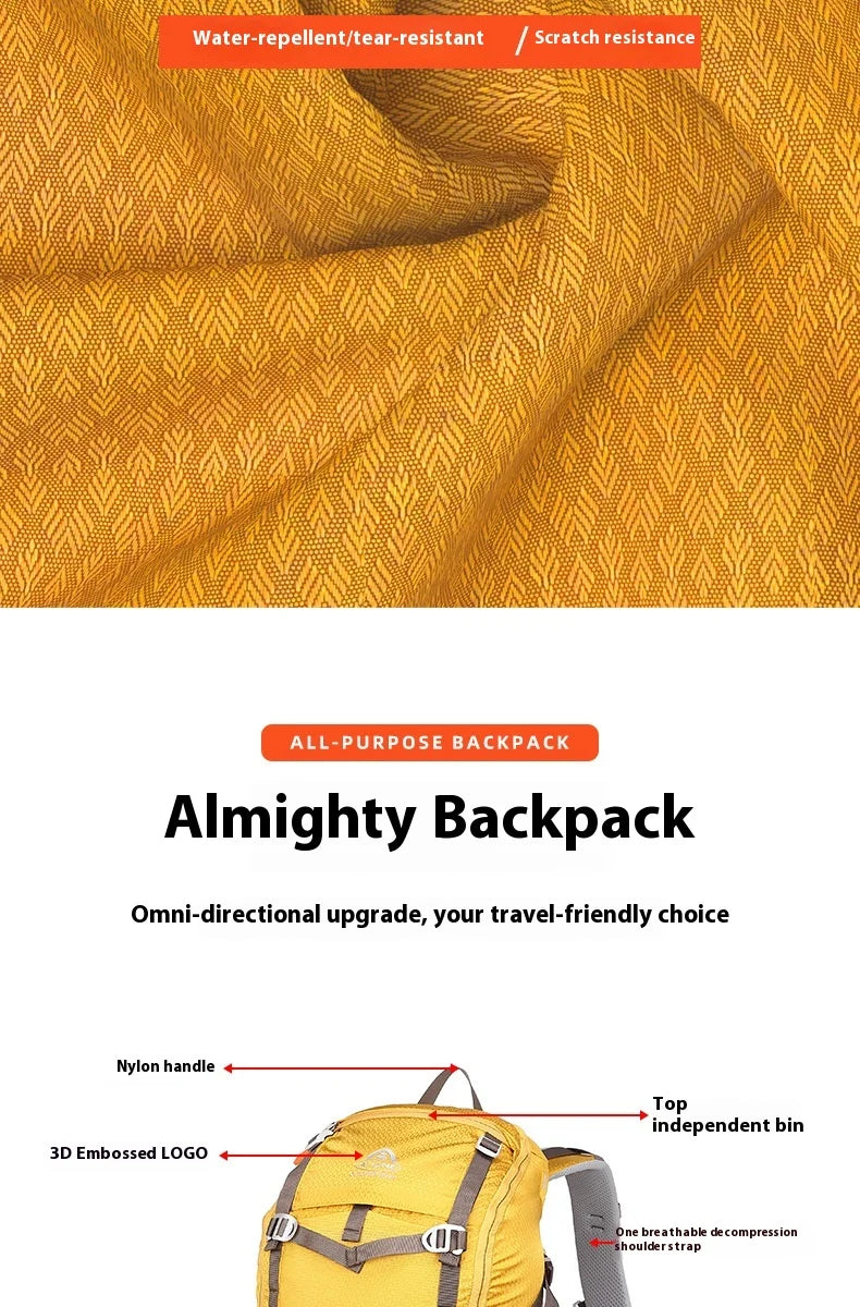 Aione 40L Outdoor Hiking Backpack for Men Sports Climbing Bag Camping Mountaineering Bag Travel Trekking Motorcycle Rucksack