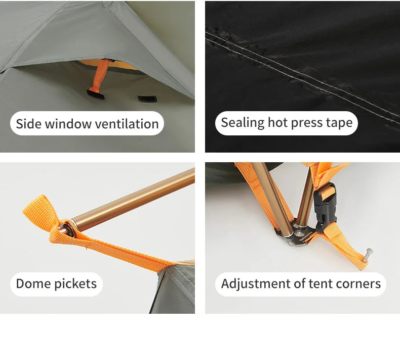 Naturehike 8-10 Person Camping Tent Picnic Rainstorm Sheltering Wind large Canopy Shelter Beach Tent Family Tent